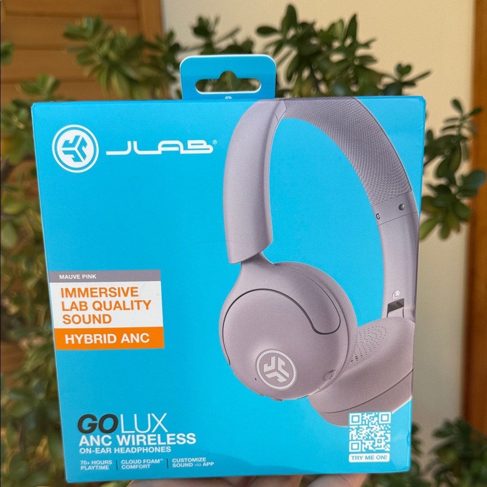 JLab Go Lux ANC Wireless Headphones -